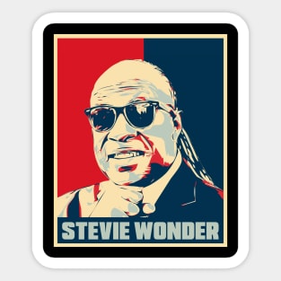 Stevie Wonder Hope Poster Art Sticker